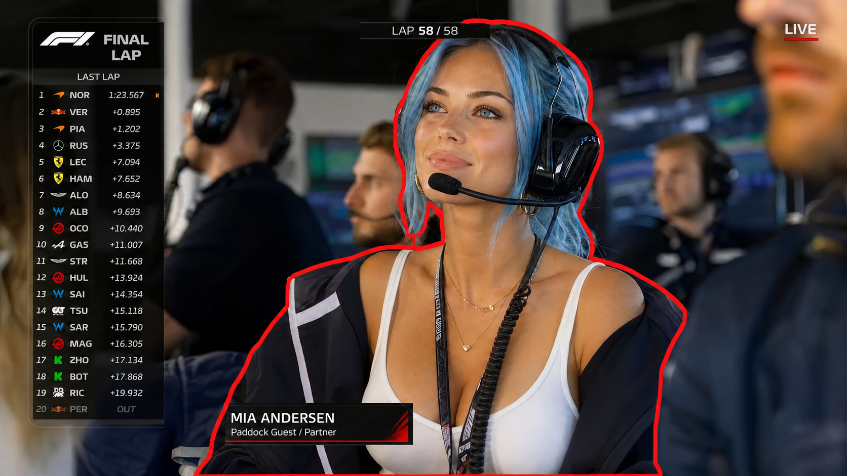 Input reference — Keep the subject. Remove background people and markings.