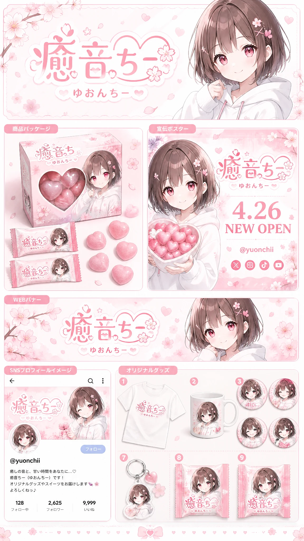 Anime brand identity prompt preview
